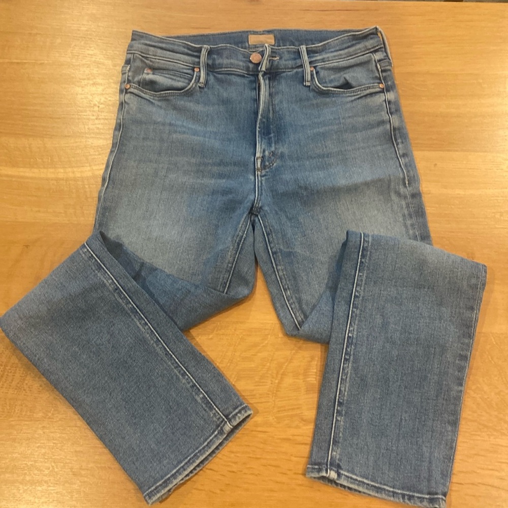 MOTHER Superior Jeans “Mid Rise Dazzler Ankle” wash: Hey Sun size 29